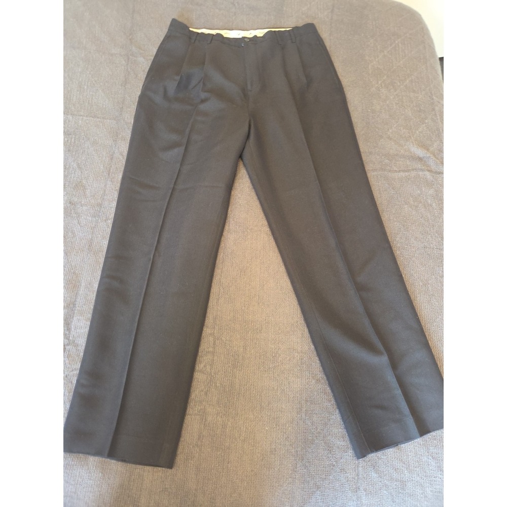 Callaway Golf Sport Pants Mens 36x32 Black Pleated Performance Trousers‎ W36